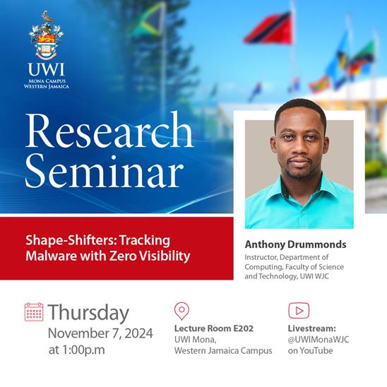 Join us for UWI Mona, Western Campus Research Seminars