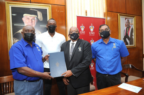 The UWI Mona and Racers Track Club sign MOU to continue to support the development of Caribbean athletics