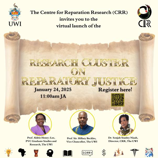 Virtual Launch of the Research Cluster on Reparatory Justice | The Centre for Reparation Research