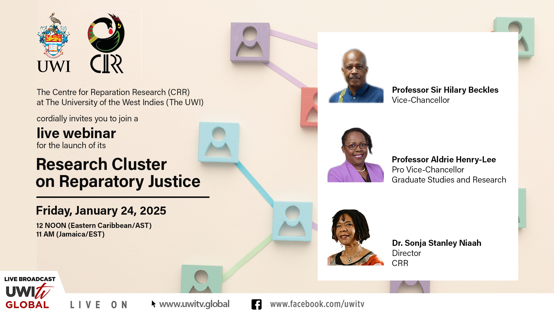 LIVE WEBINAR: Research Cluster on Reparatory Justice