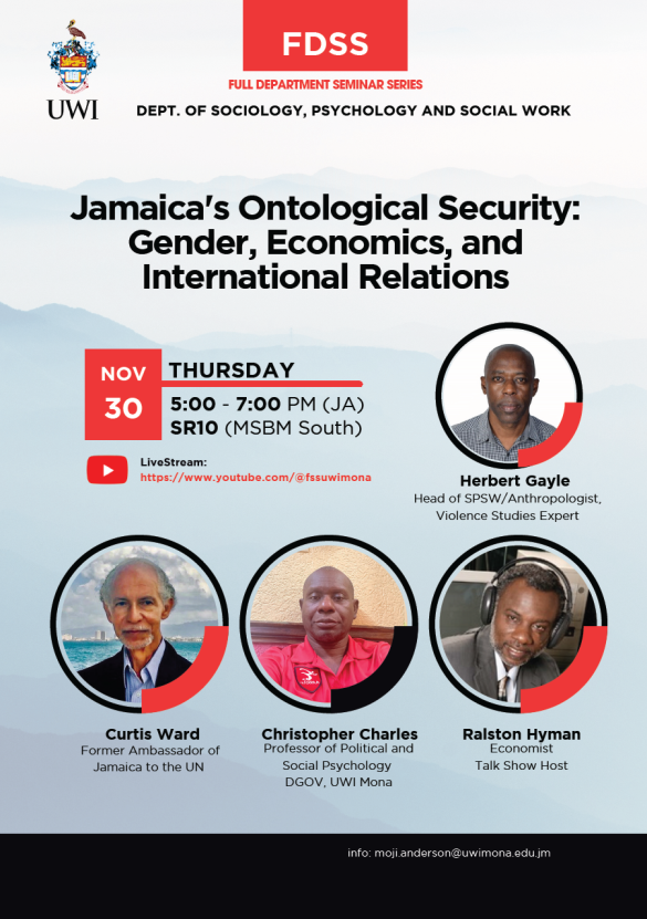 Jamaica's Ontological Security: Gender, Economics and International Relations