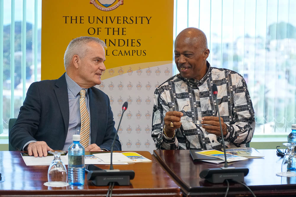 1-Principal Landis and Vice_Chancellor Professor Sir Hilary Beckles