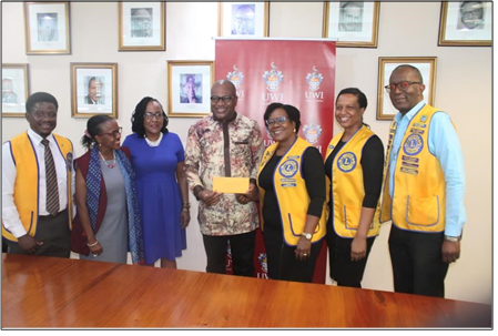 Lions Club of Mona Awards Scholarship for Students with Special Needs to UWI