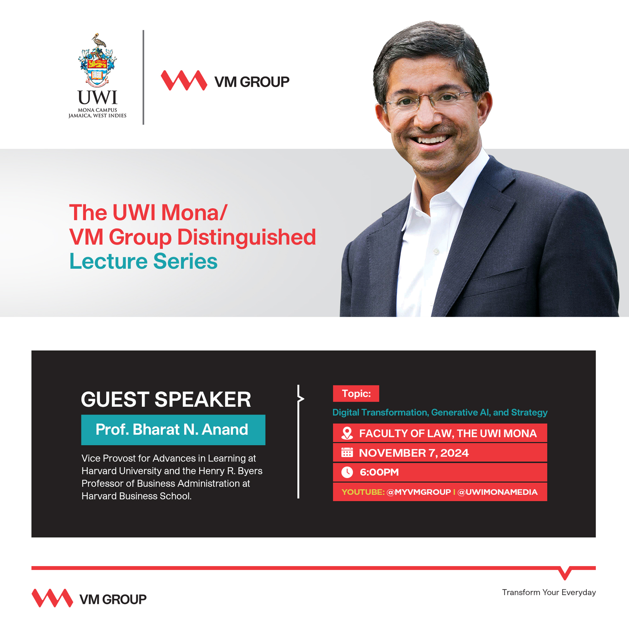 The UWI Mona/VM Group Distinguished Lecture